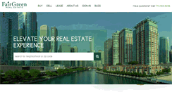 Desktop Screenshot of fairgreenrealestate.com