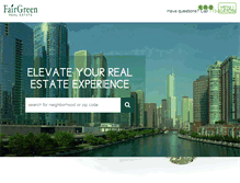 Tablet Screenshot of fairgreenrealestate.com